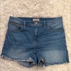 Madewell Women's Blue Denim Shorts